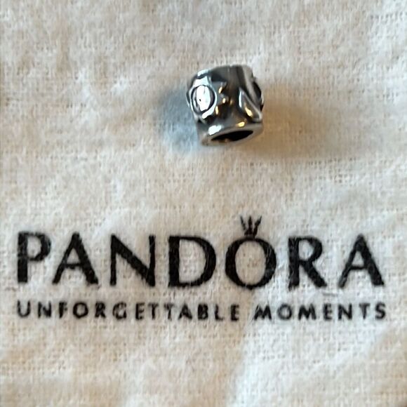 Retired Authentic Pandora Sun, Moon, Stars Sterling Silver Charm Bead -790128 - Picture 3 of 6